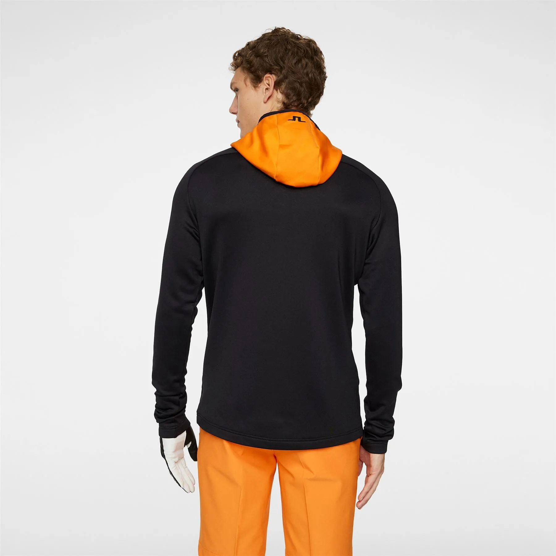 Adam Quarter Zip Hood Black - AW24