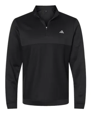 Adidas Ultimate365 Textured Quarter-Zip Pullover A2001