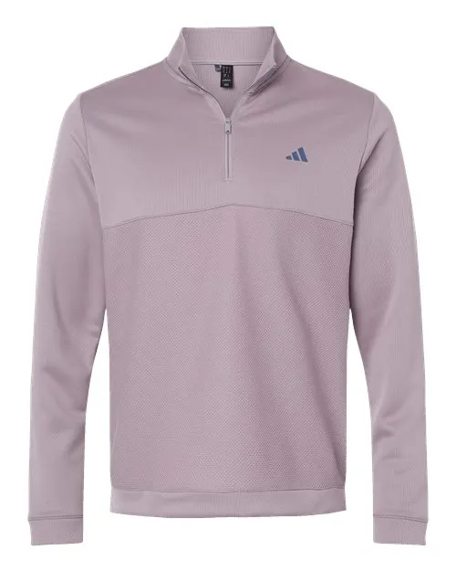 Adidas Ultimate365 Textured Quarter-Zip Pullover A2001