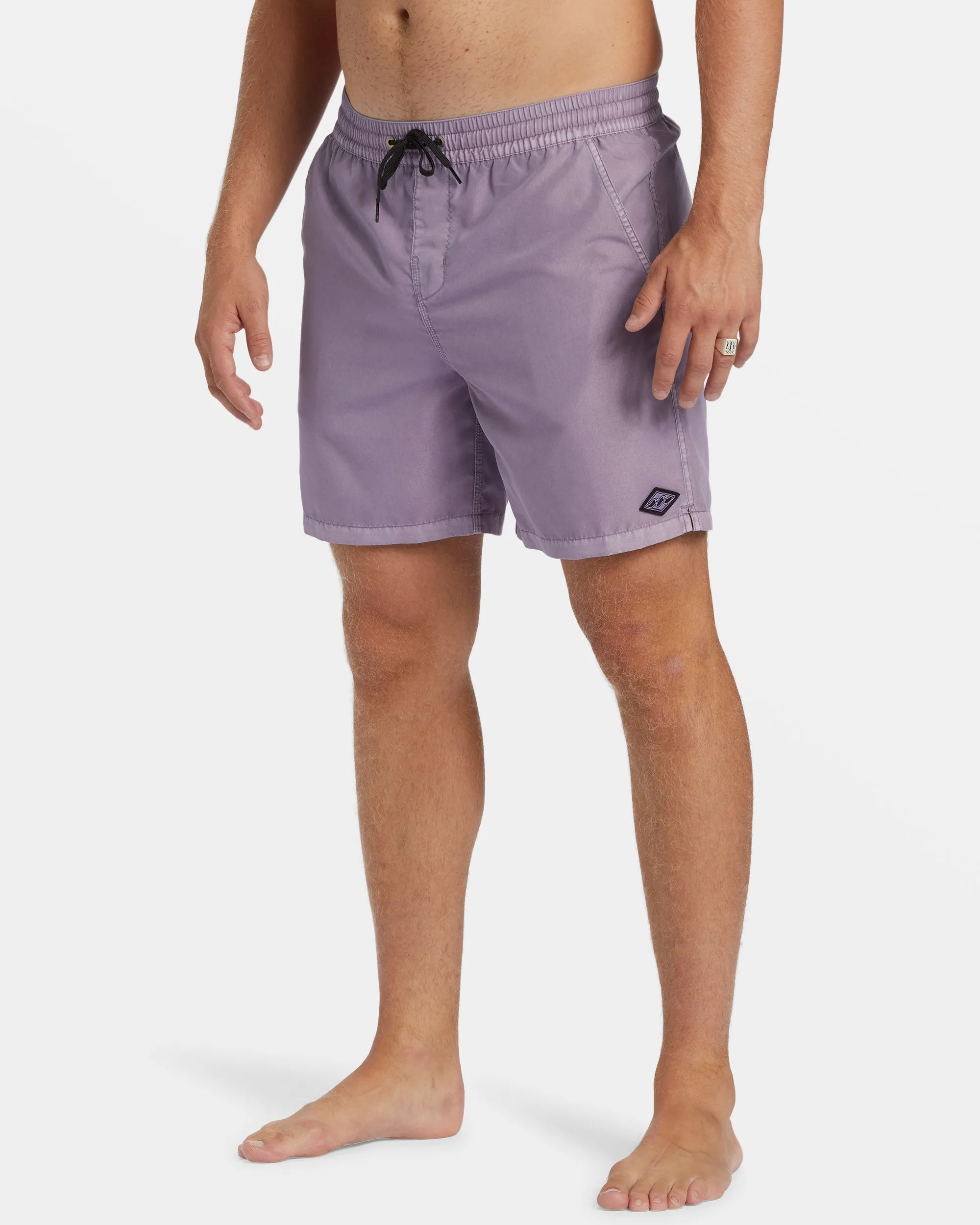 All Day Overdyed Layback 17" Volley Shorts - Purple Ash