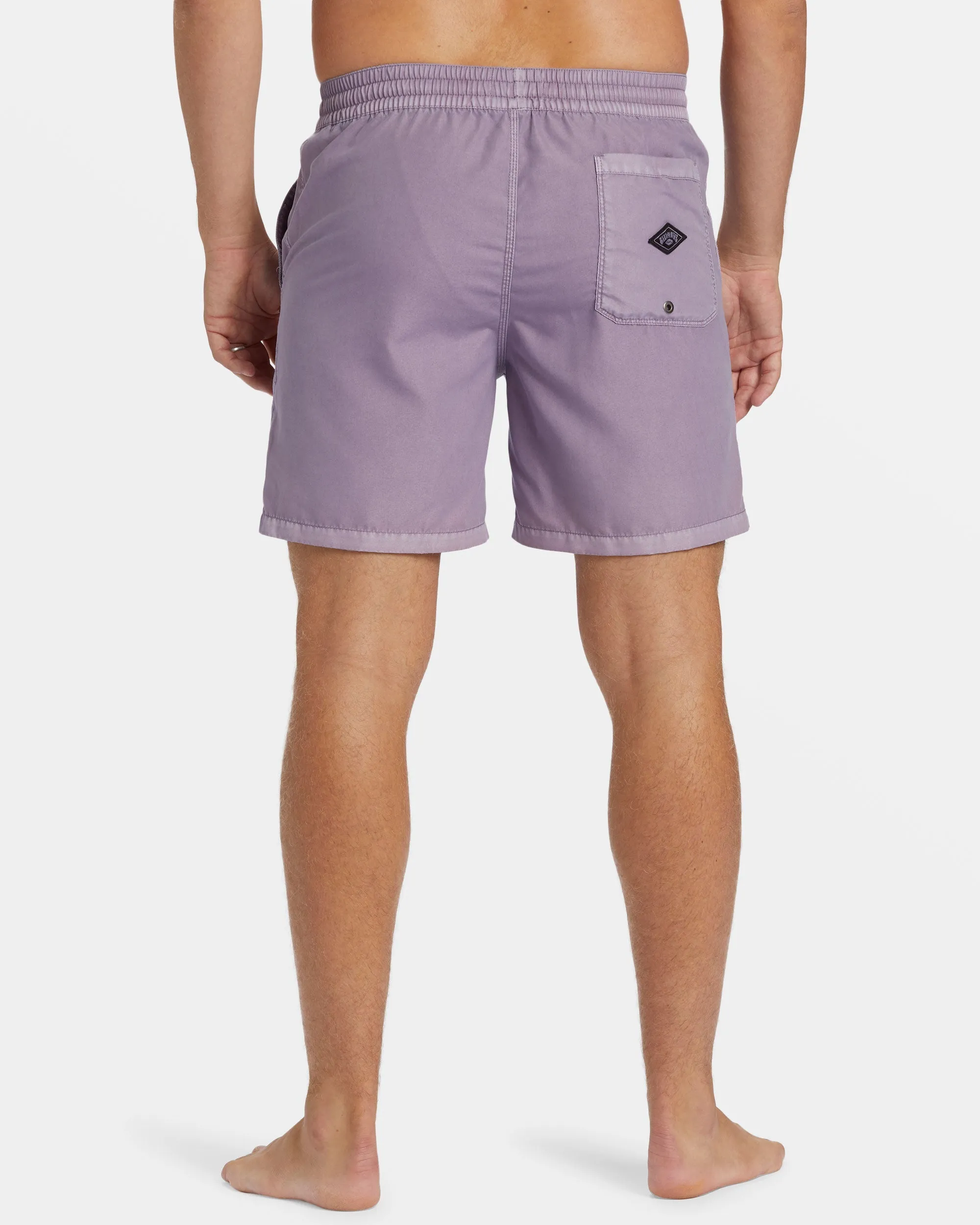 All Day Overdyed Layback 17" Volley Shorts - Purple Ash