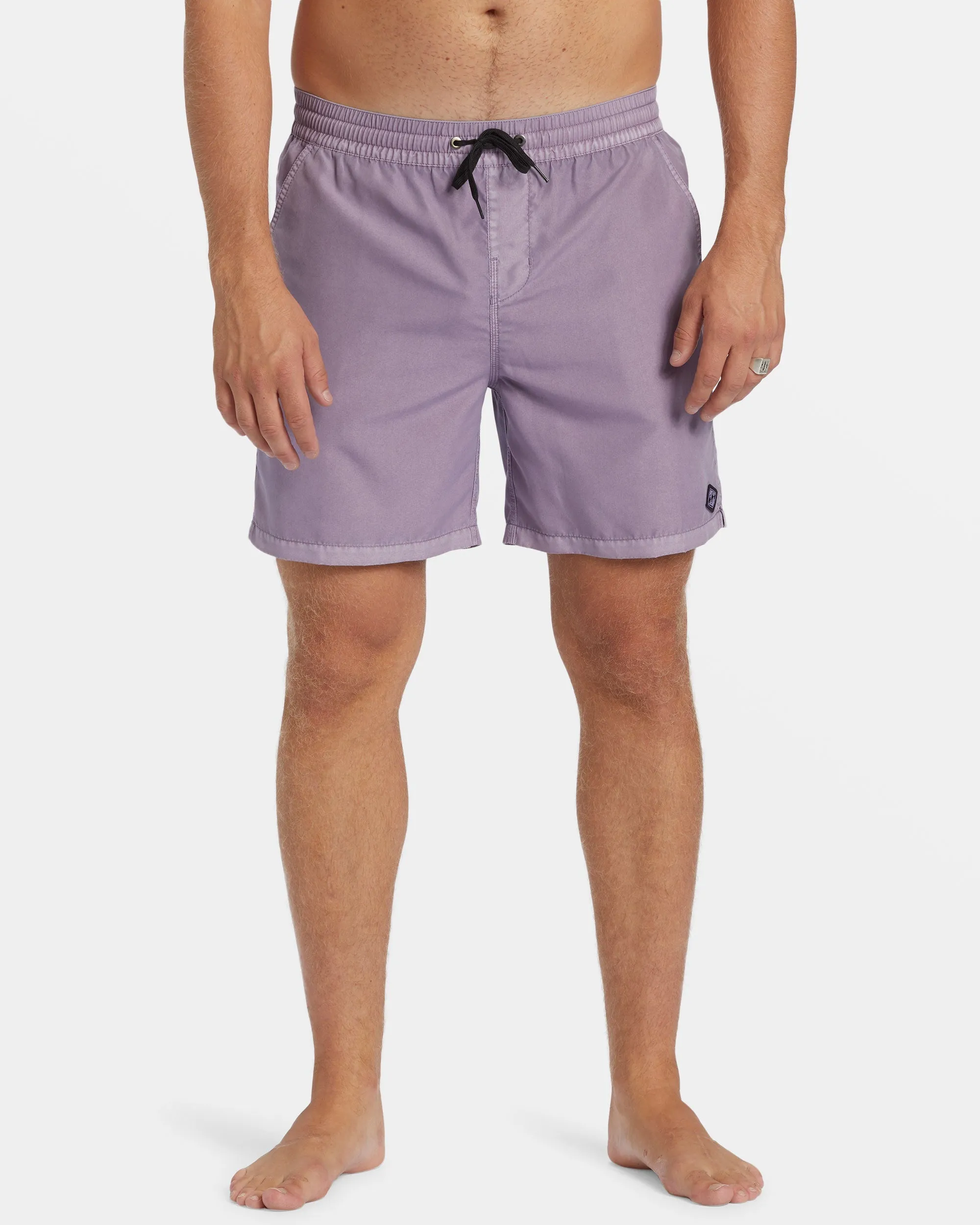 All Day Overdyed Layback 17" Volley Shorts - Purple Ash