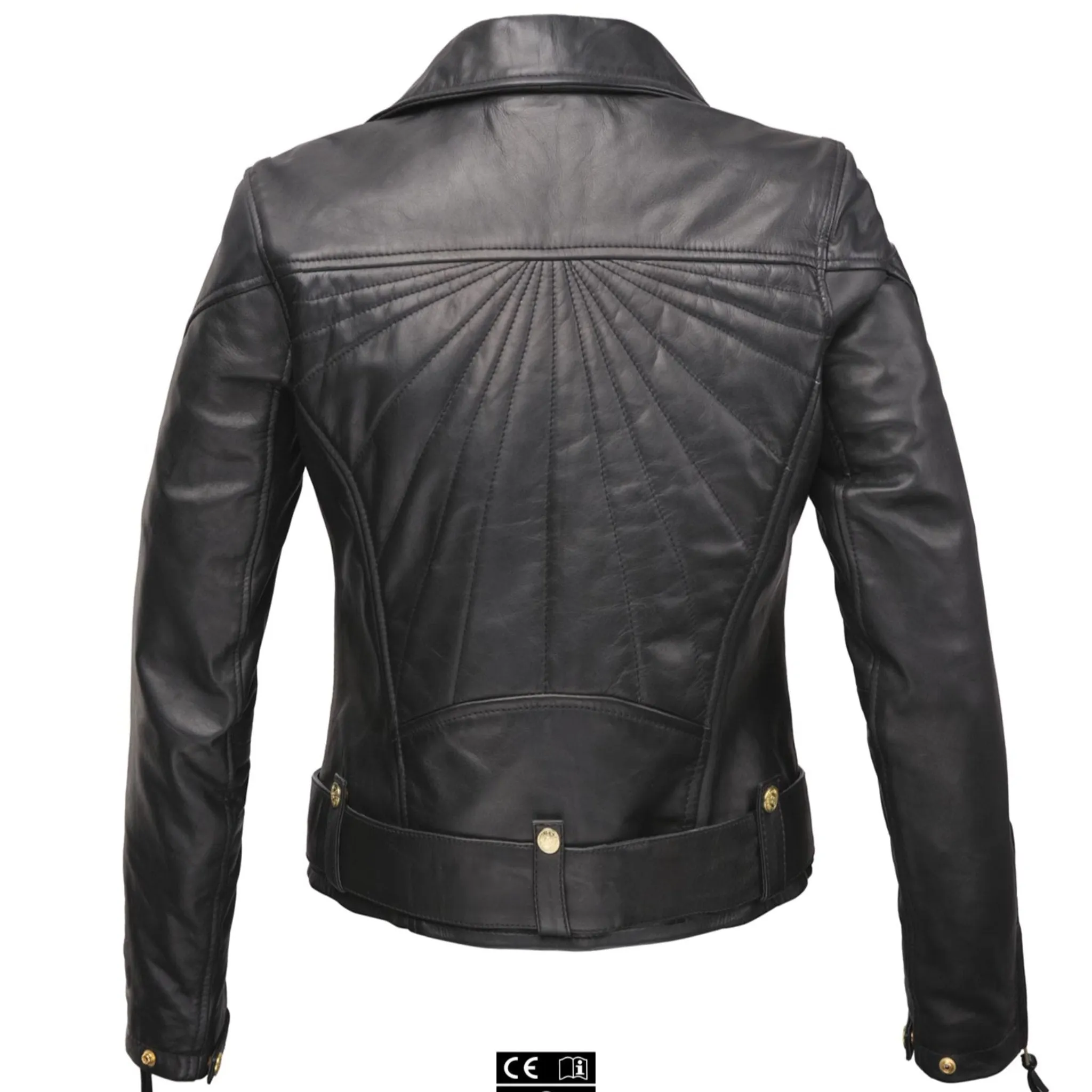AMY - Women's Leather Motorbike Jacket
