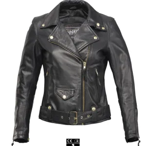 AMY - Women's Leather Motorbike Jacket