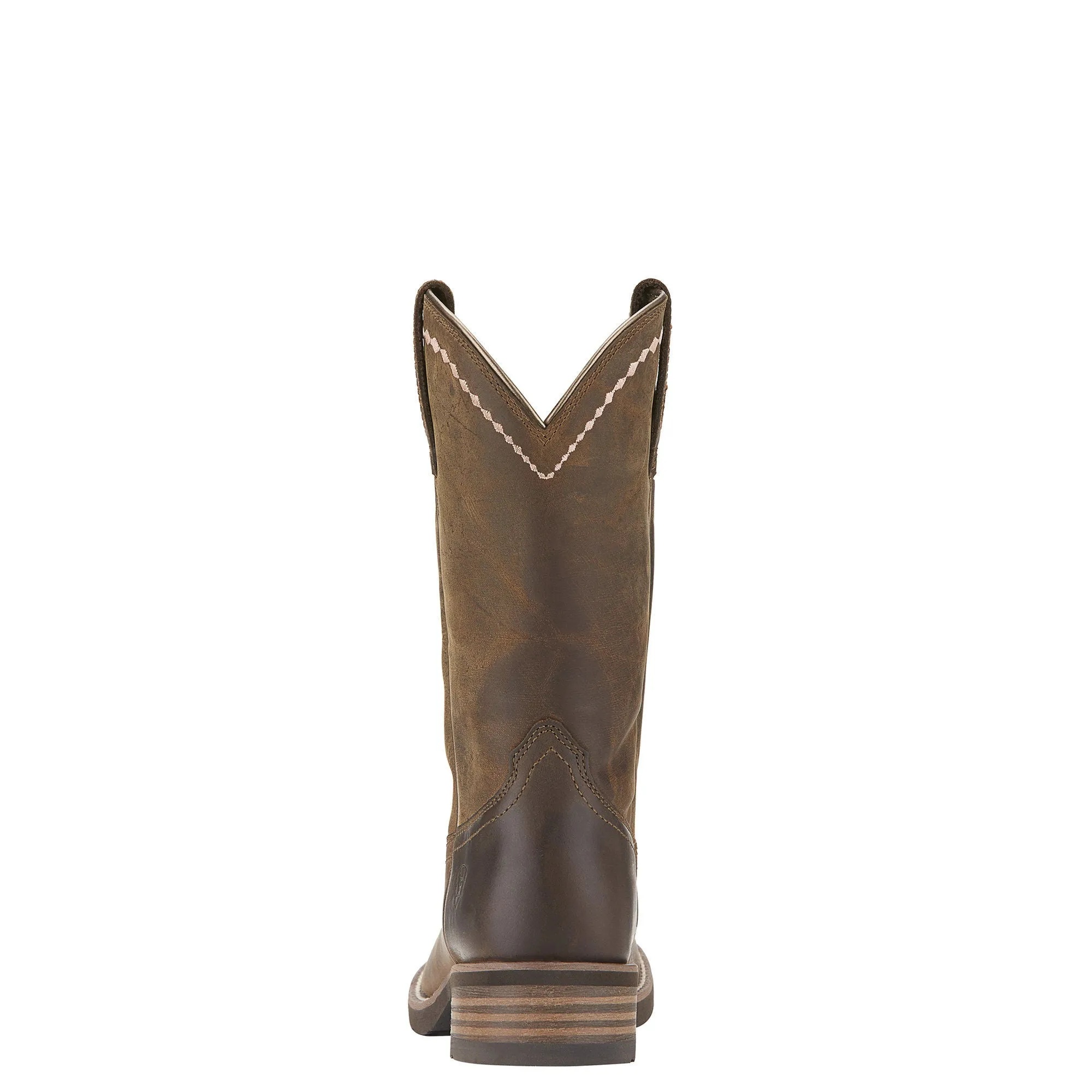 Ariat Womens Unbridled Roper Distressed Brown Western Boots