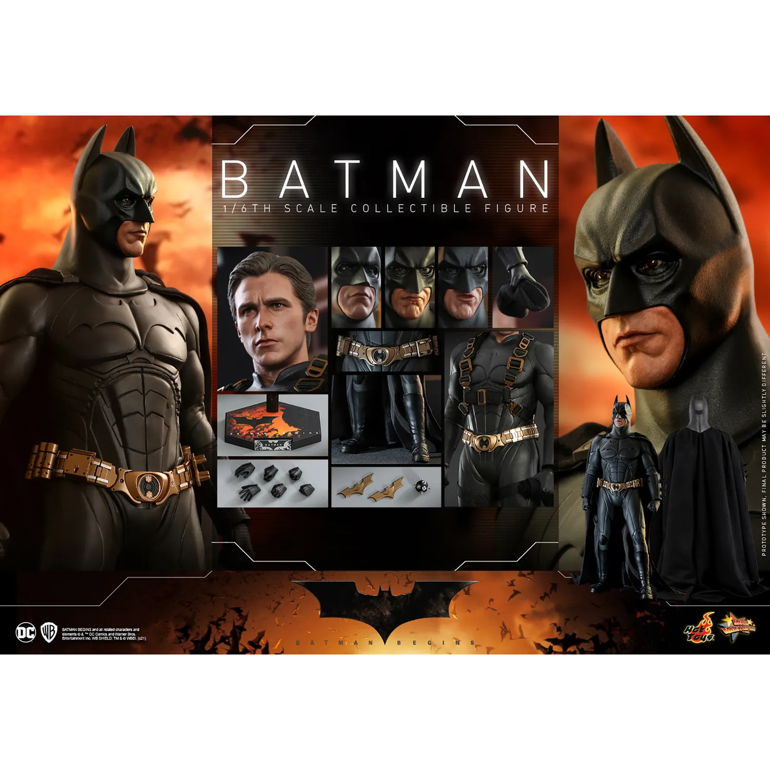 BATMAN BEGINS: Batman 1/6th Scale Collectible Figure