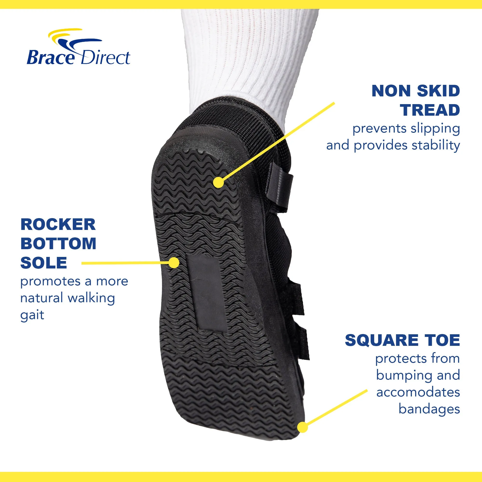 Brace Direct Post Op Shoe - Medical Walking After Surgery Shoe
