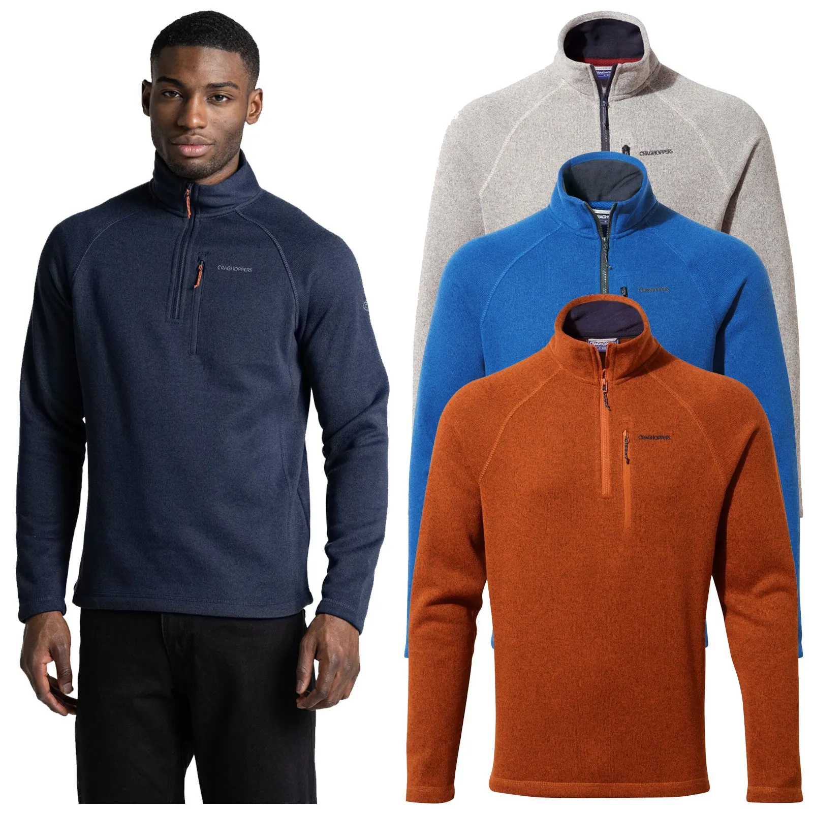 Craghoppers Mens Grindell Half Zip Fleece