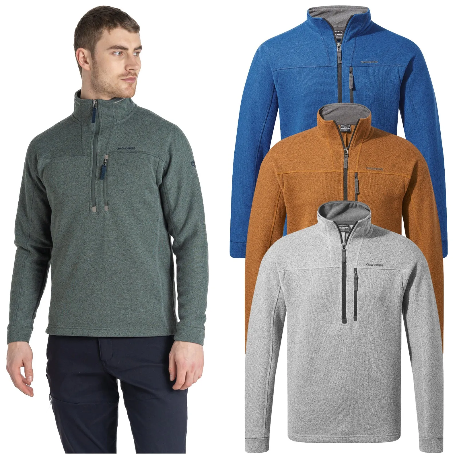 Craghoppers Mens Torney II Half Zip Fleece