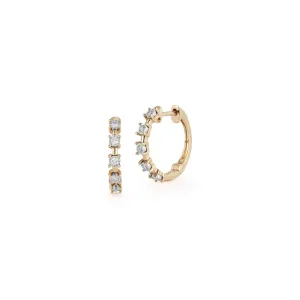 Dana Rebecca Designs Ava Bea Interval Hoops - Yellow Gold