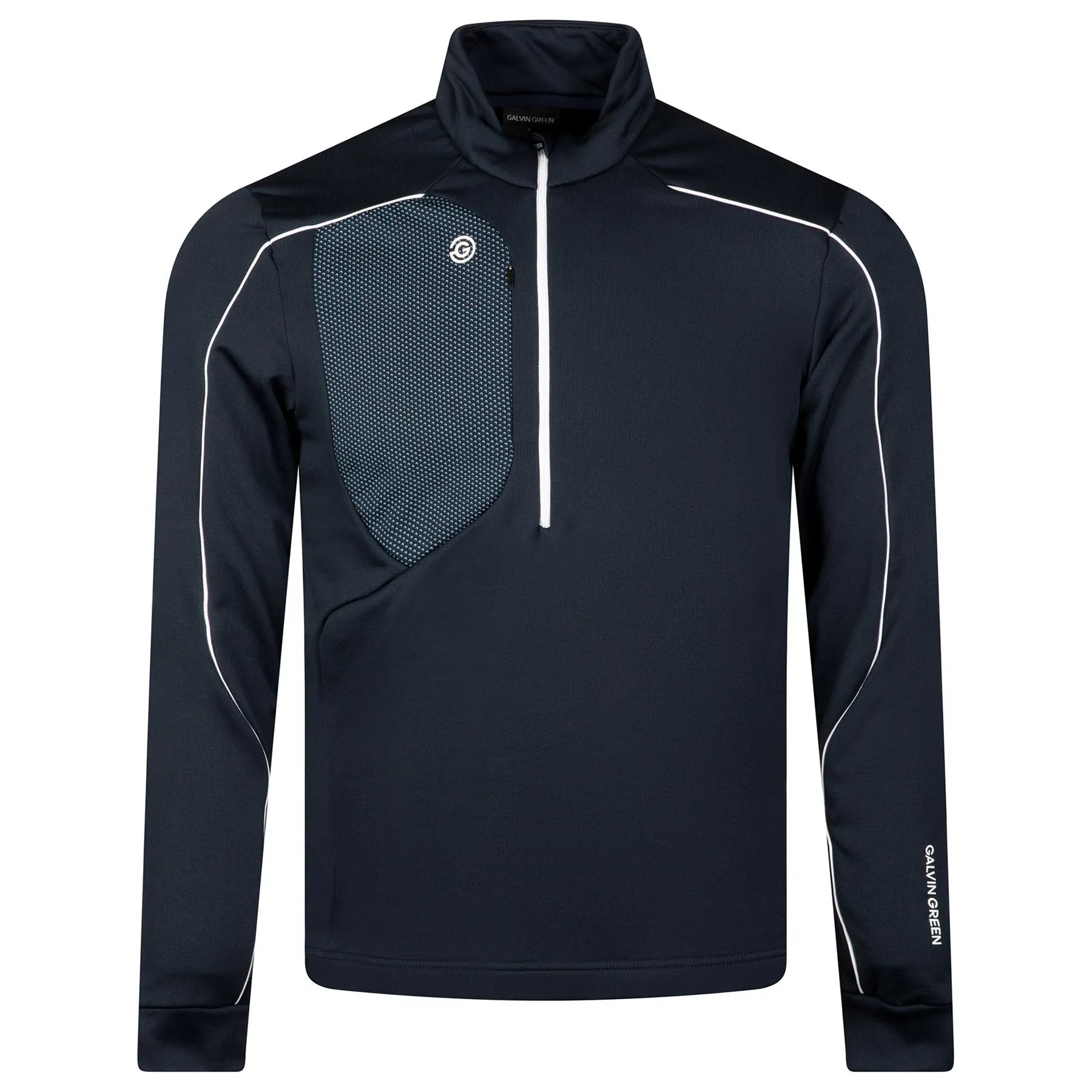 Dave Insula Half Zip Mid Layer Navy/White - 2024