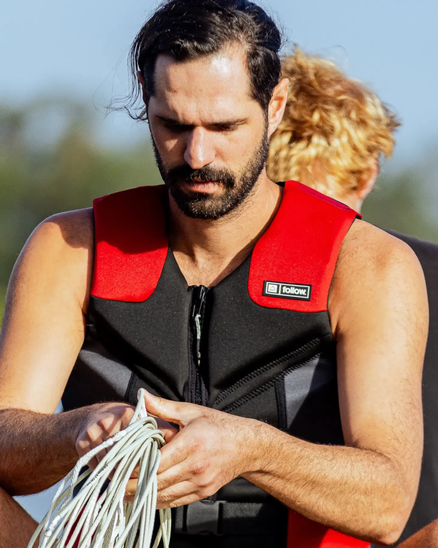 Follow Cure CGA Vest - Red/Black