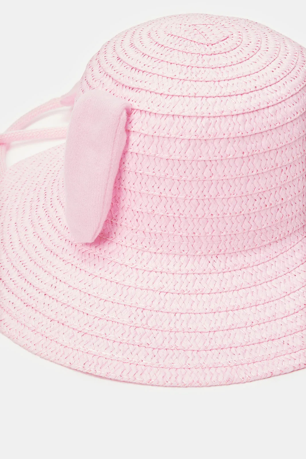 Girls Pink Character Embellished Hat