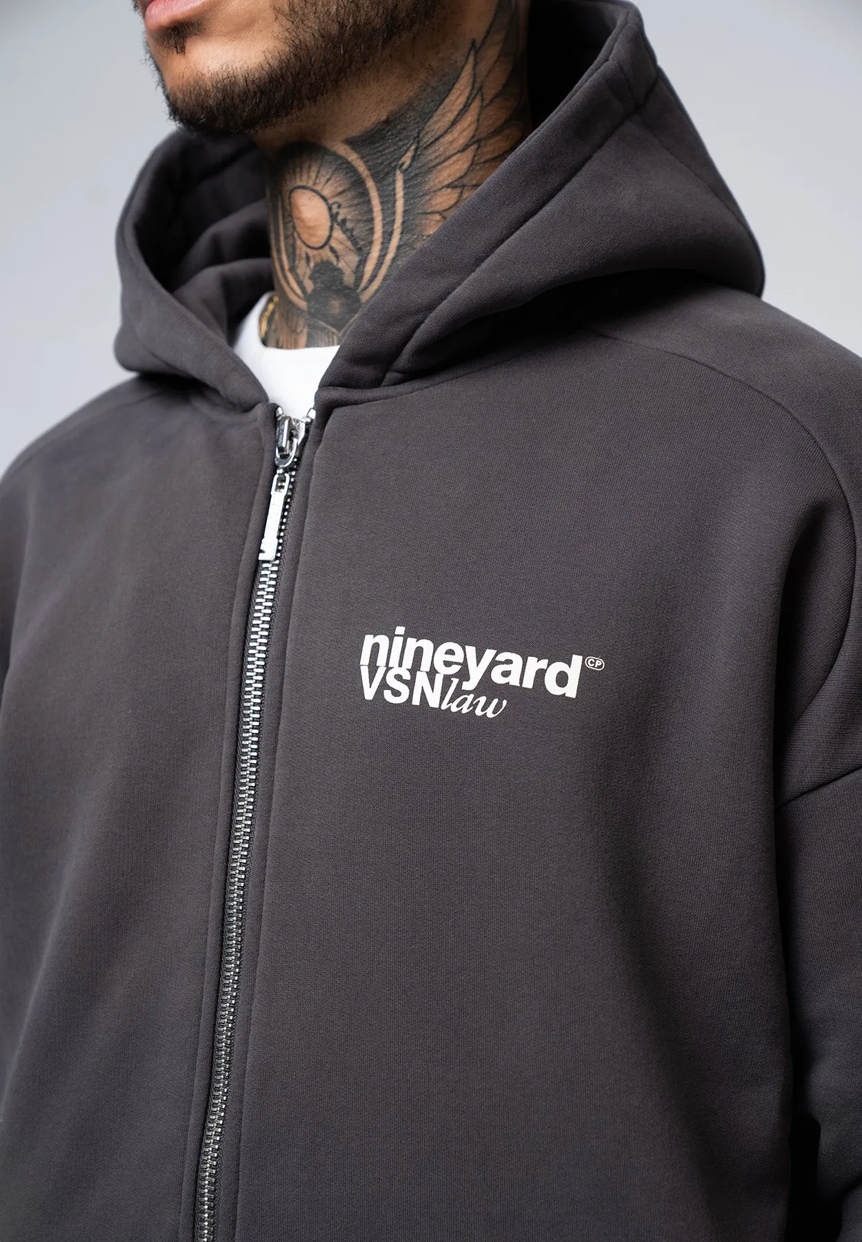 Heavy Oversize Full-Zip Hoodie