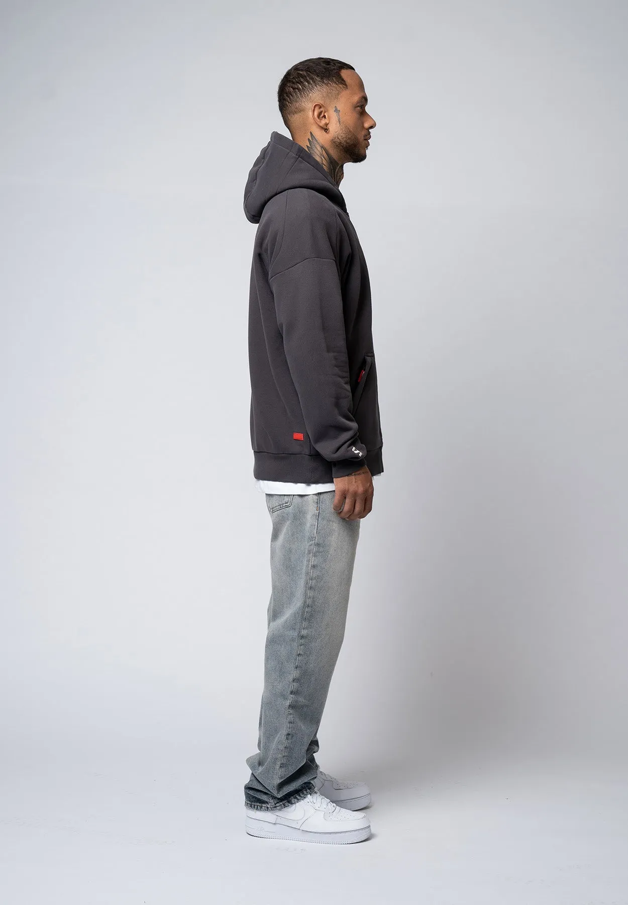 Heavy Oversize Full-Zip Hoodie
