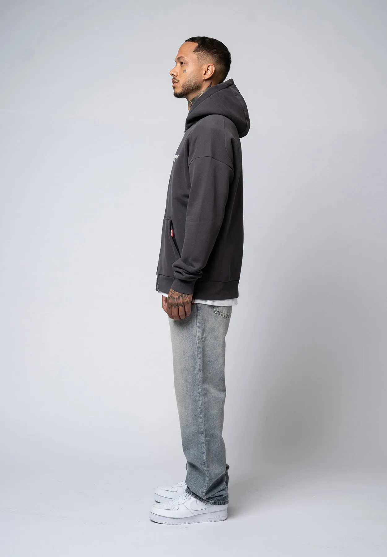 Heavy Oversize Full-Zip Hoodie