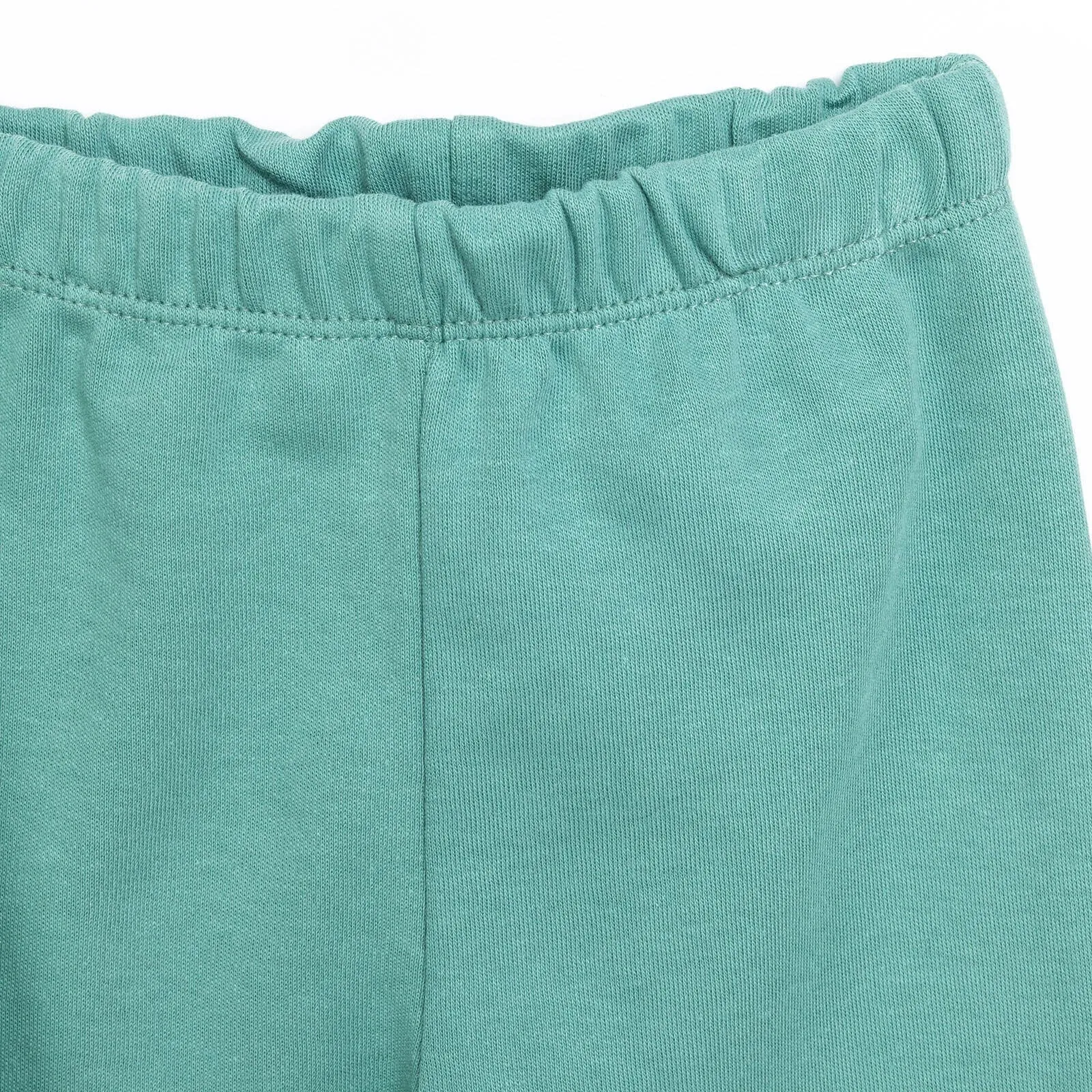 HelloBaby Baby Boy Joggers with Feet 2 pcs - Green