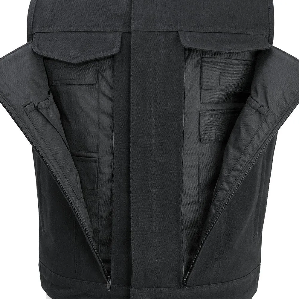 Highland V2 - Men's Motorcycle Canvas Vest