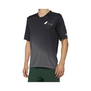 Jersey 100% Mens Celium SS - Black/Charcoal