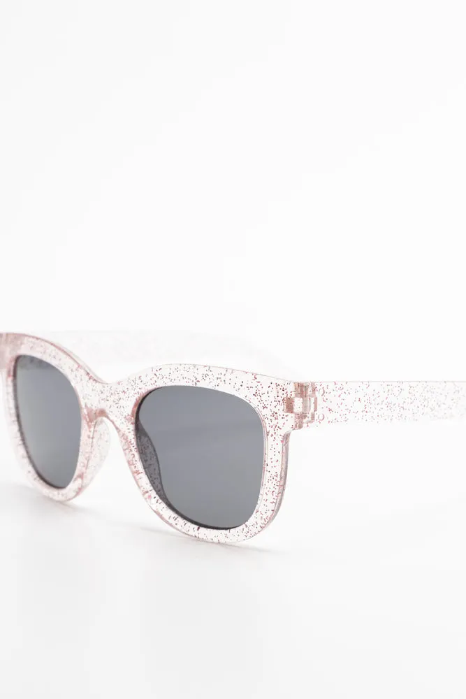 Magic Peak Cap  And Sunglasses Set Pink