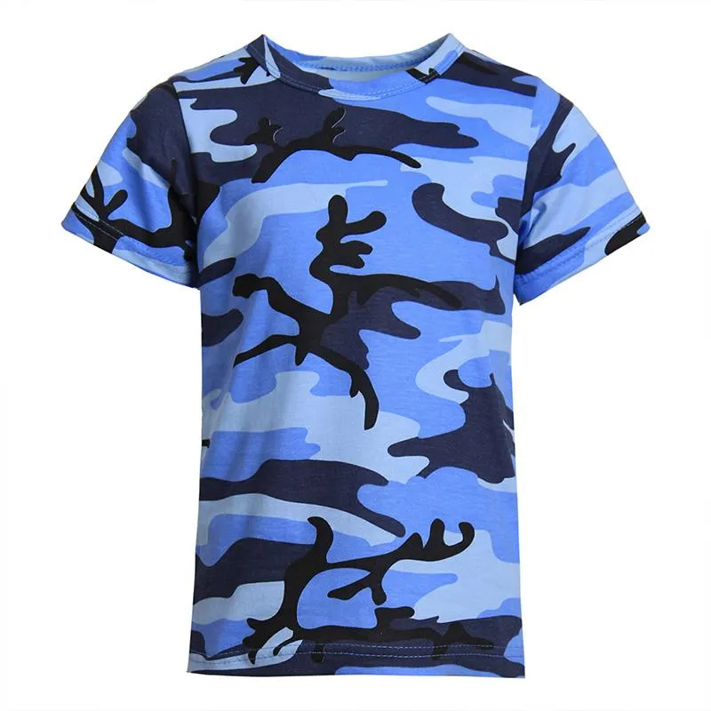 Men's Crew Neck Camouflage Short Sleeve T-Shirt 68297644YM