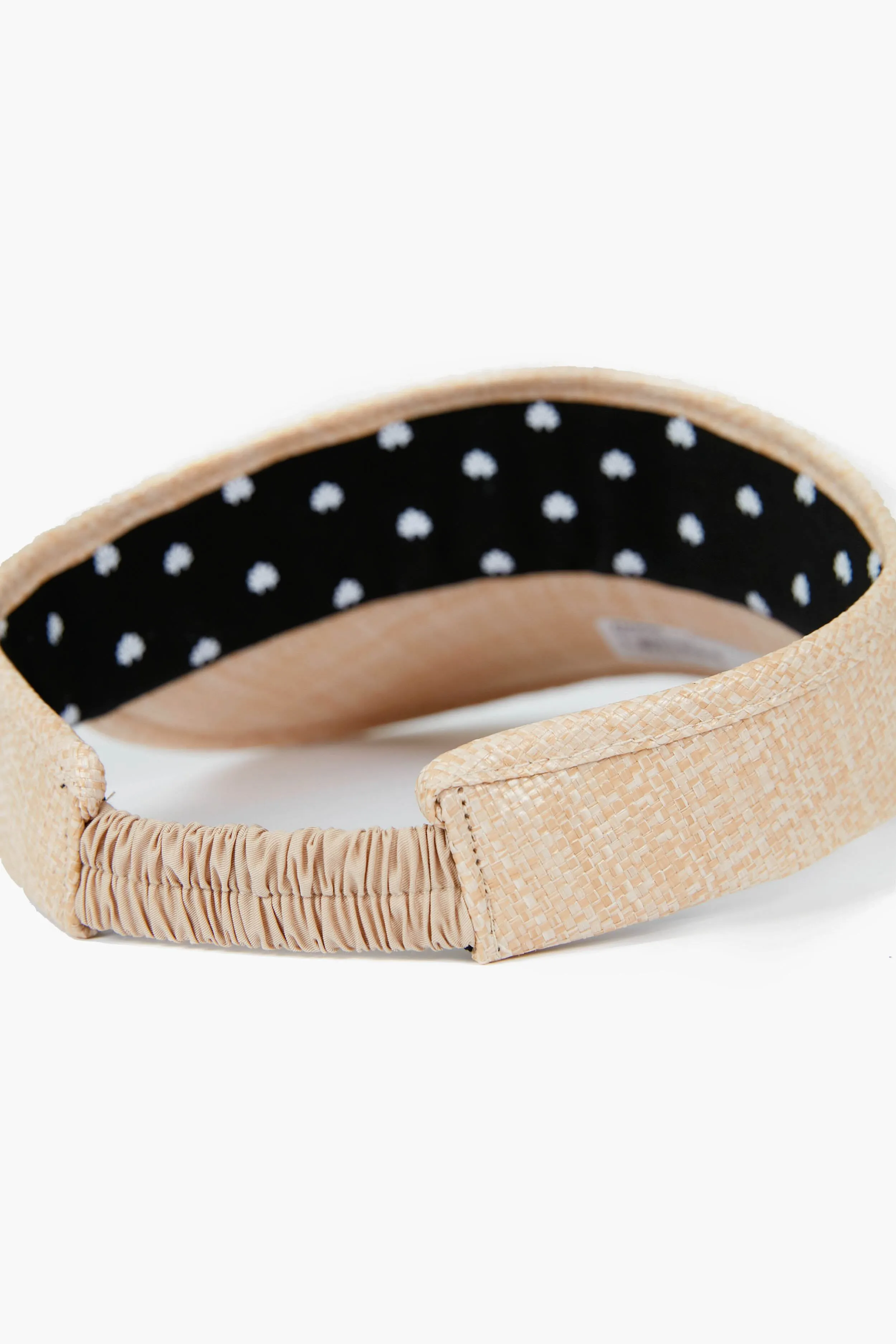 Natural Straw Visor