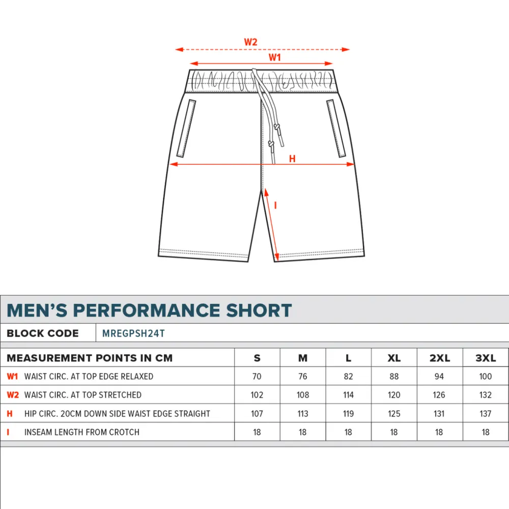 NRL Panel Performance Shorts - Canterbury Bulldogs - Supporter - Adult - Mens