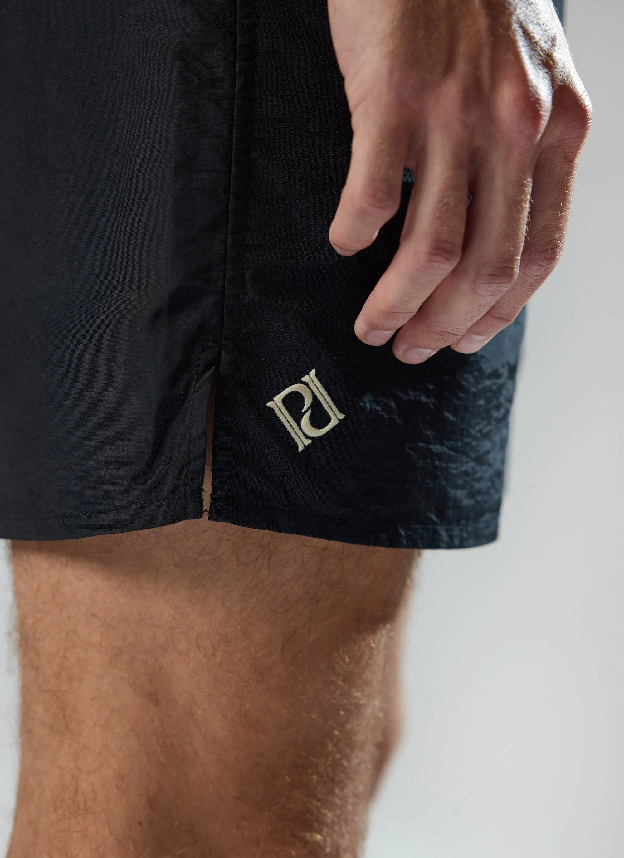 PCVL Football Shorts | Nylon | Black