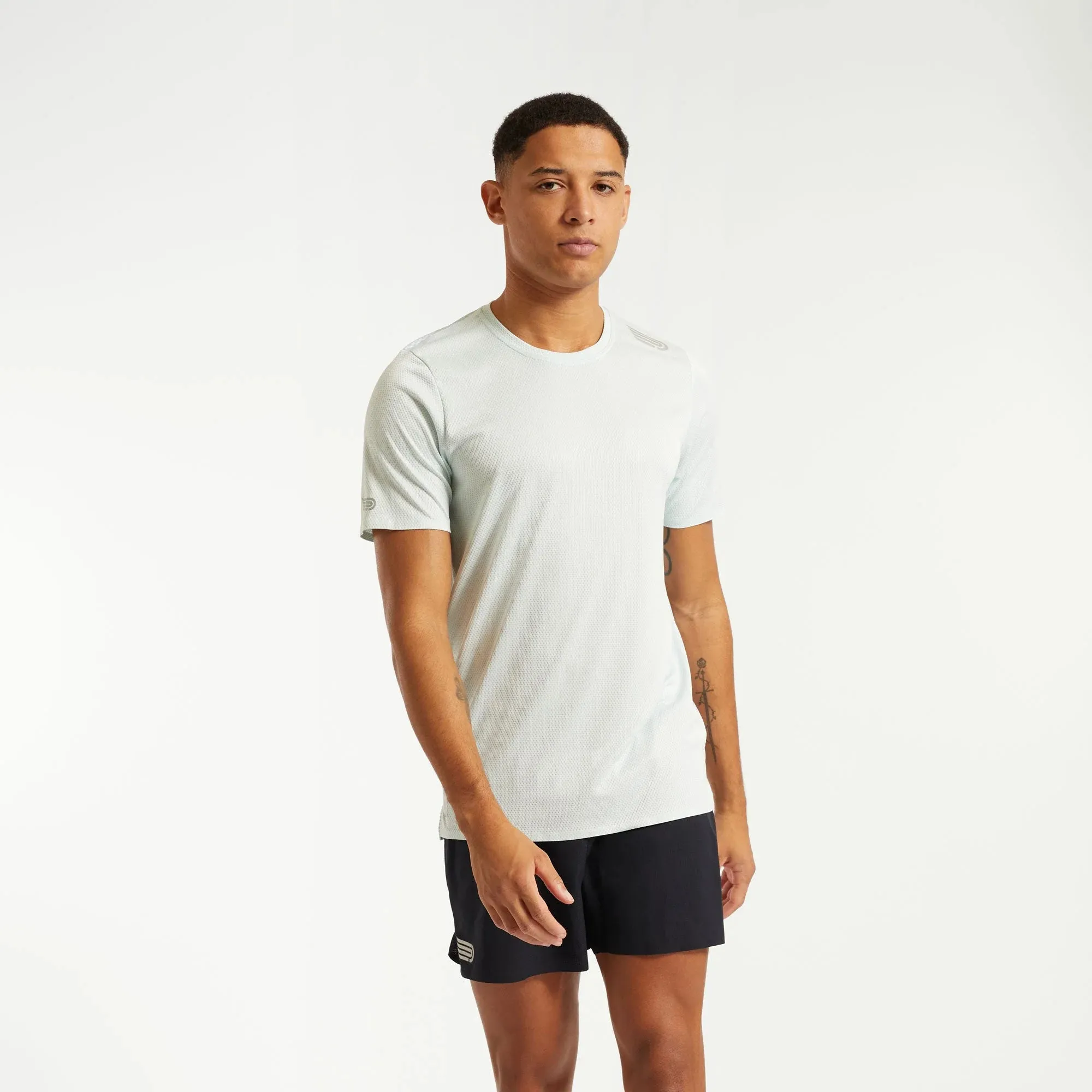 Pressio Men’s Run Elite Short Sleeve Top - SPA/SLV