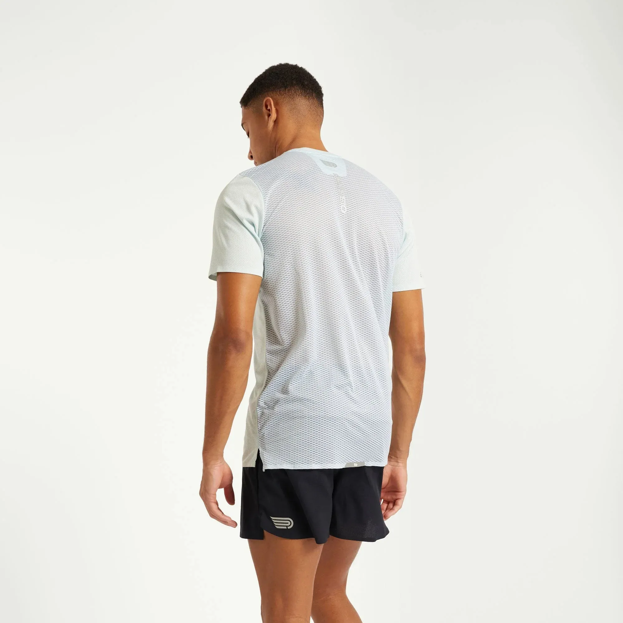 Pressio Men’s Run Elite Short Sleeve Top - SPA/SLV