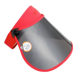 Red Face Shield Visor UPF50 