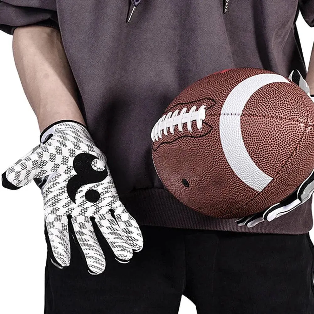 Rugby Gloves American Football Sports Grip Gloves for Fitness Wear-resistant Outdoor Activities Enhanced Grip