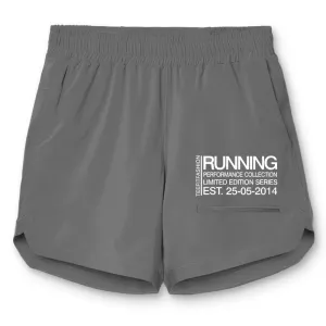 Tf-Grey Running Utility Shorts