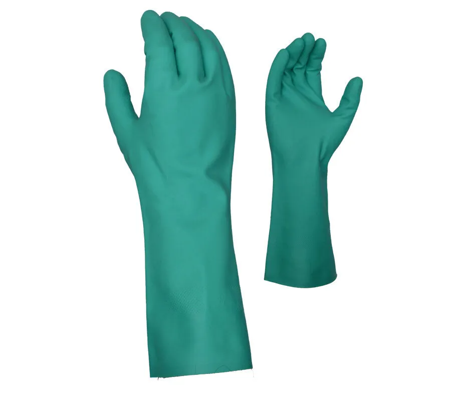 (TSK6001) 15 mil Green Nitrile, 13" length, Flock lined