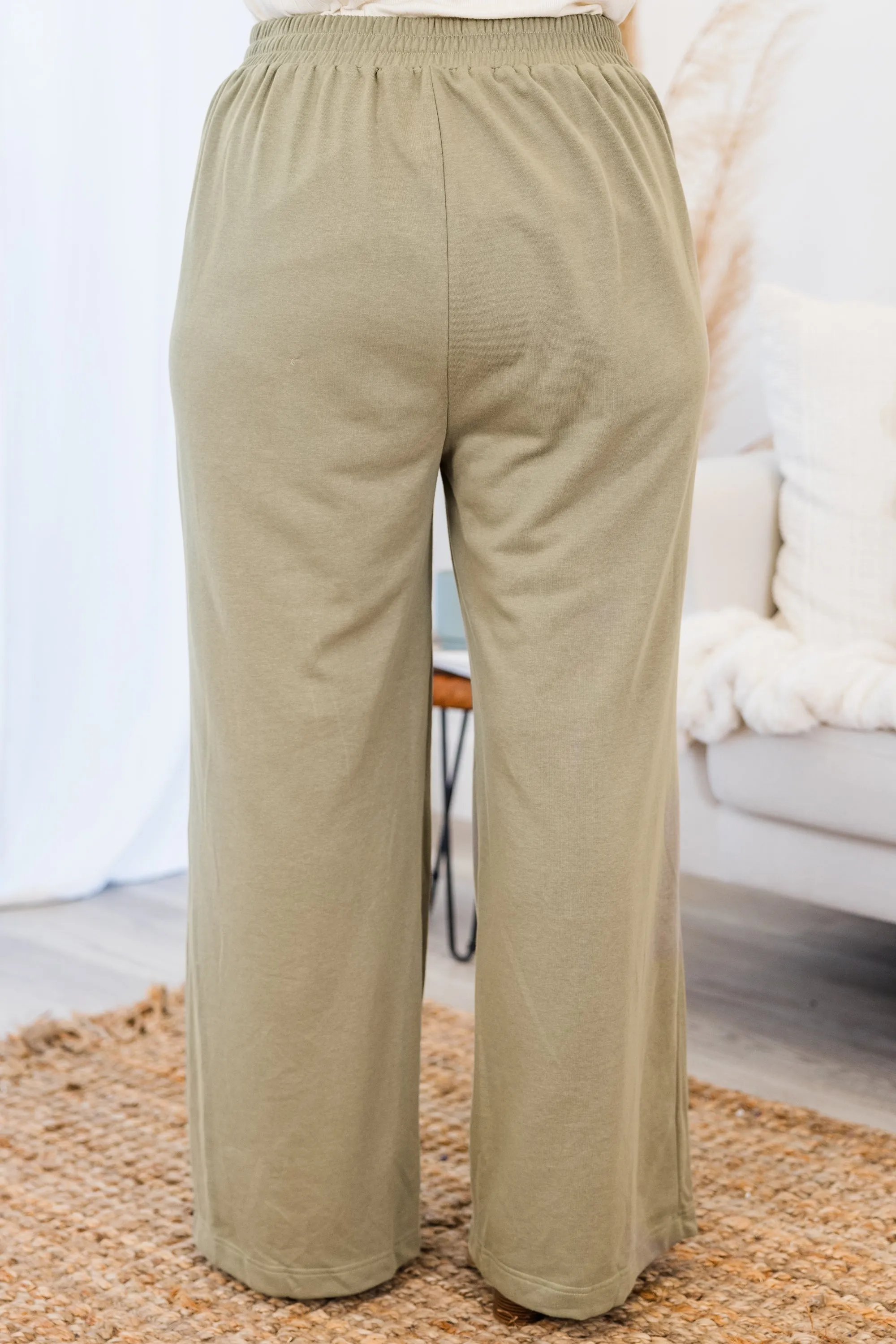 Two Steps Ahead Pants, Green