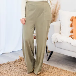 Two Steps Ahead Pants, Green