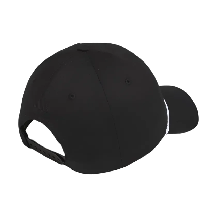 Vintage Six-Panel Shield Hat - Black