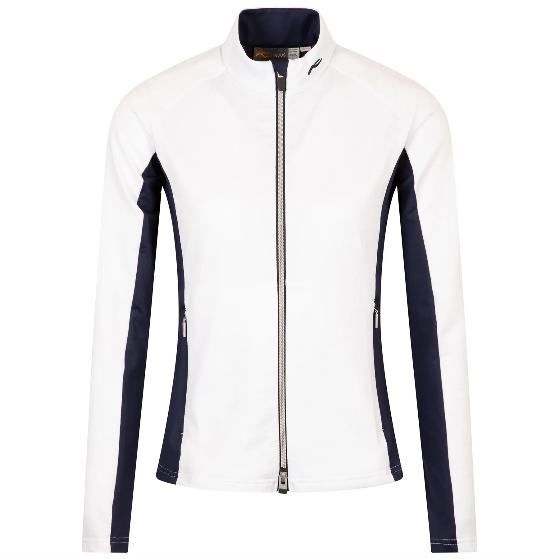 Womens Emelia Mid Layer White/Atlanta Blue - SS24